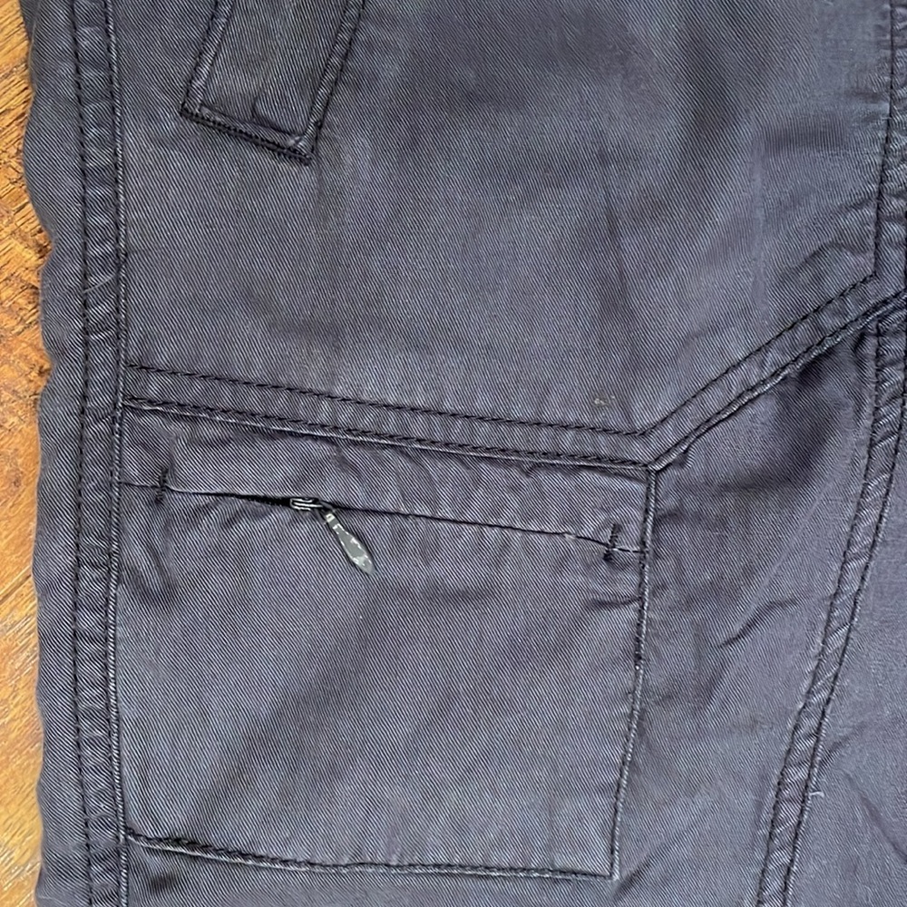 Athleta Paradise Cove Pant New NWT’s Charcoal Gray Cargo Utility Size 14 - Picture 4 of 10